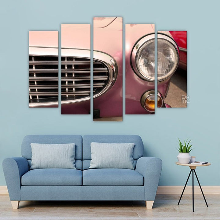 Retro Pink Car