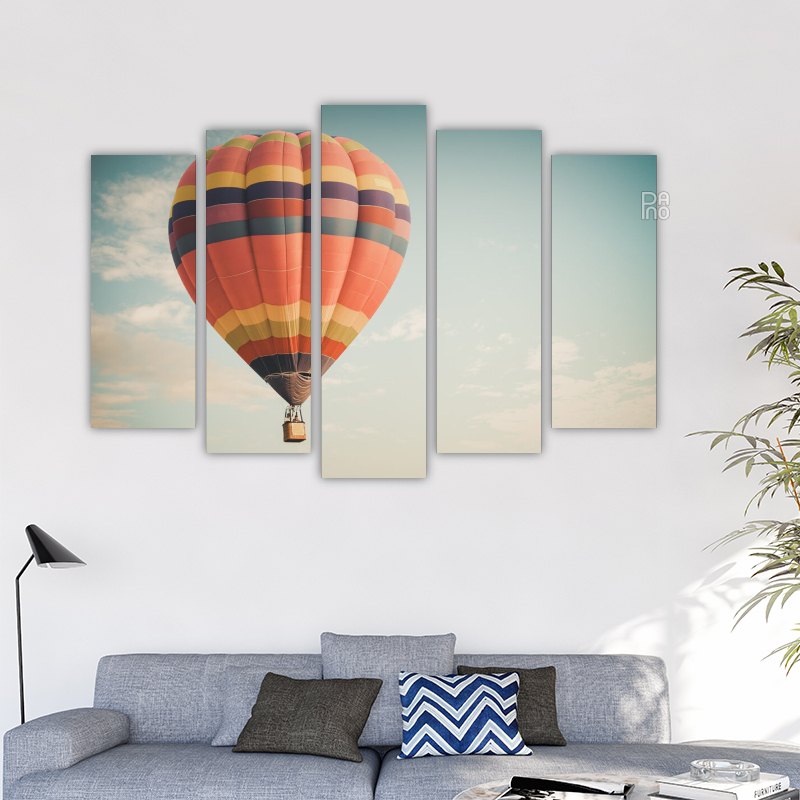 Vintage-Heißluftballon