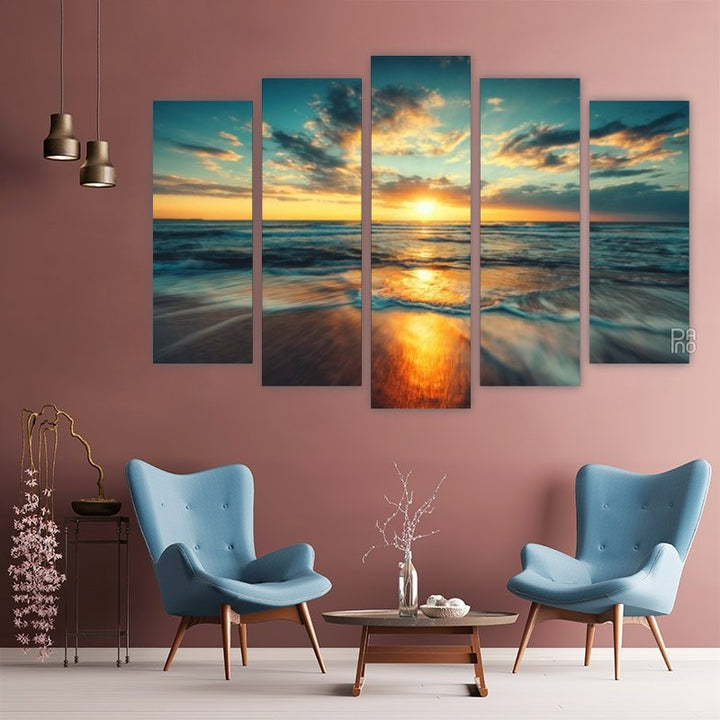 Cloudy Seascape