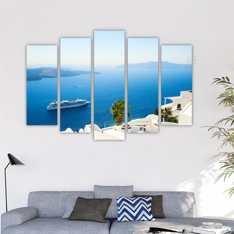 Beautiful Landscape with Sea View