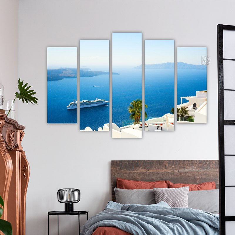 Beautiful Landscape with Sea View