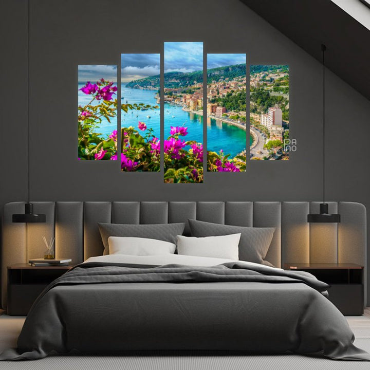French Riviera with Medieval Town