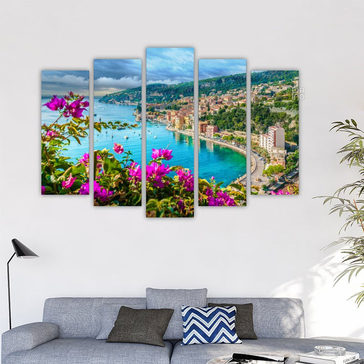 French Riviera with Medieval Town