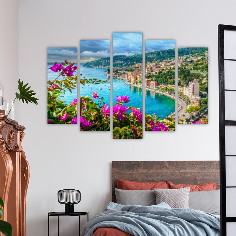 French Riviera with Medieval Town