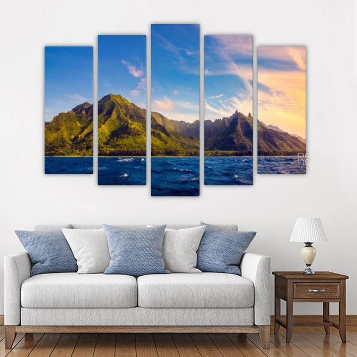 Pali coast landscape