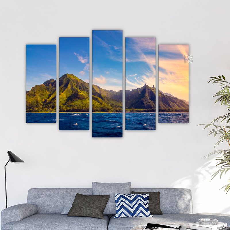 Pali coast landscape