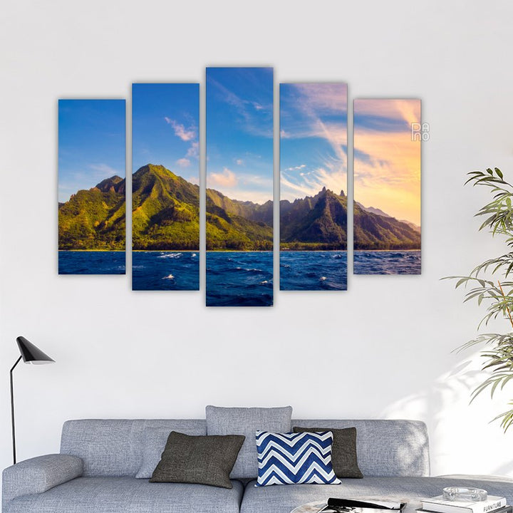 Pali coast landscape