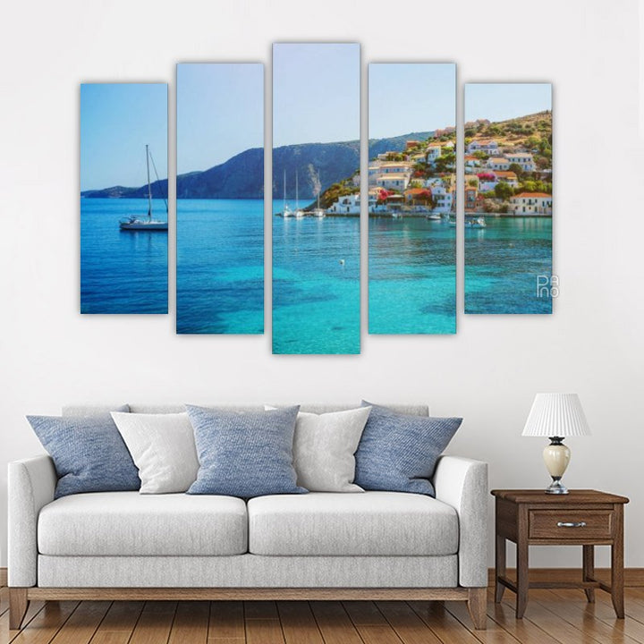 Panoramic view of beautiful Lefkada