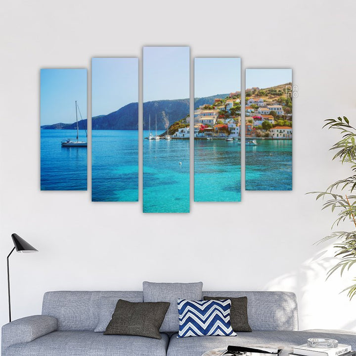 Panoramic view of beautiful Lefkada