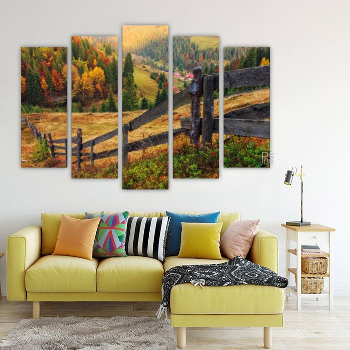 Bunte Herbstlandschaft