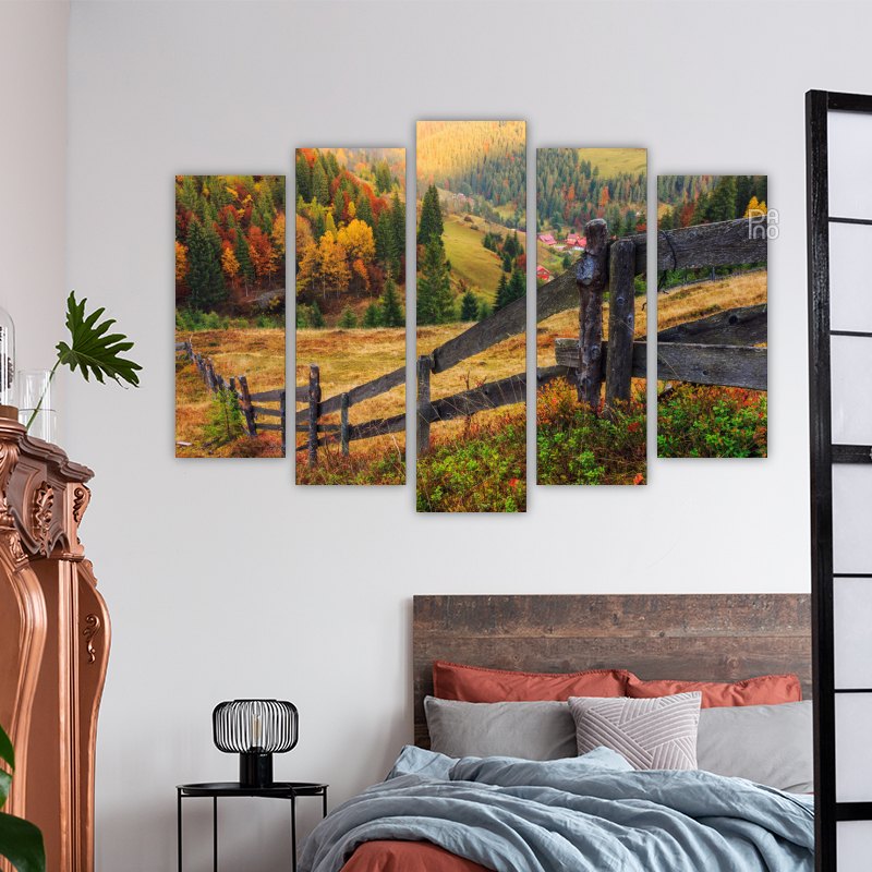 Bunte Herbstlandschaft