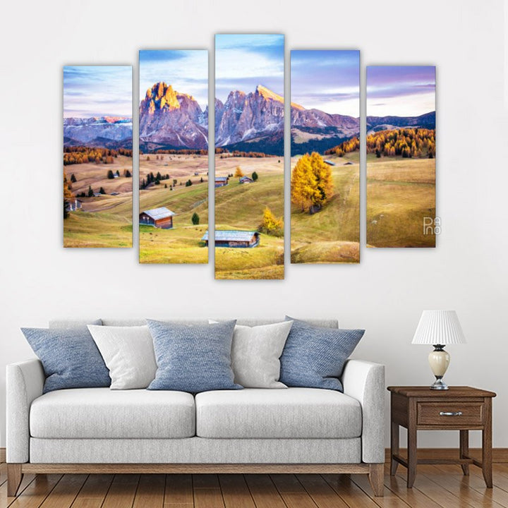 Mystical autumn landscape