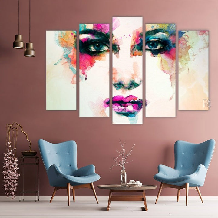 Abstract Woman's Face
