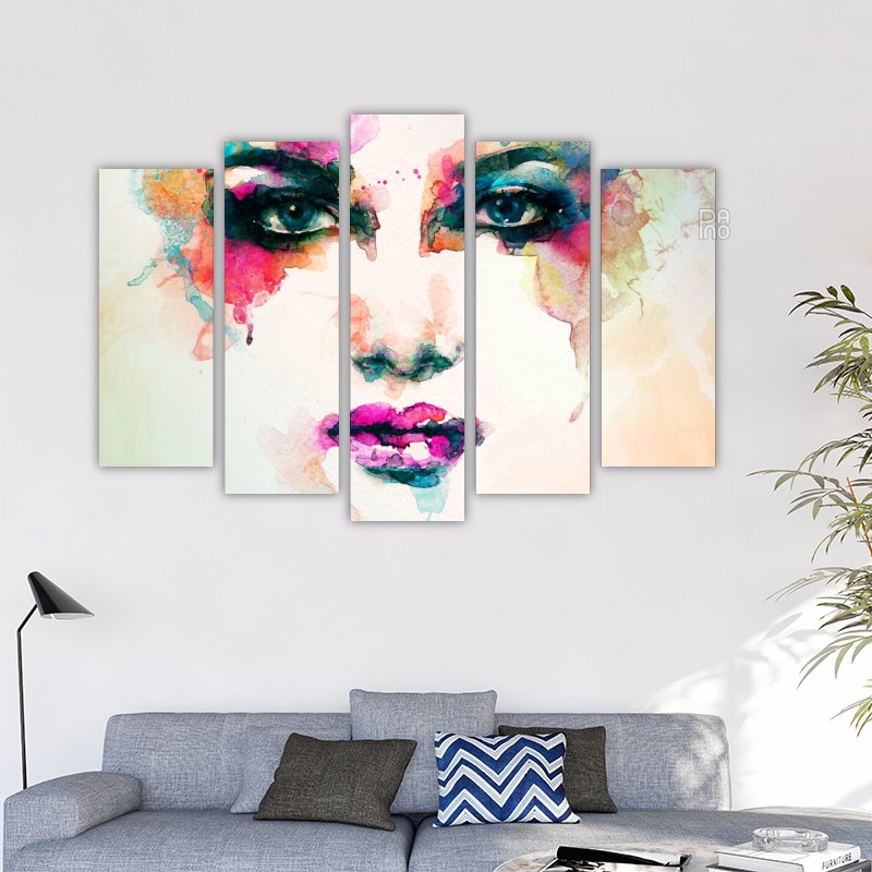 Abstract Woman's Face