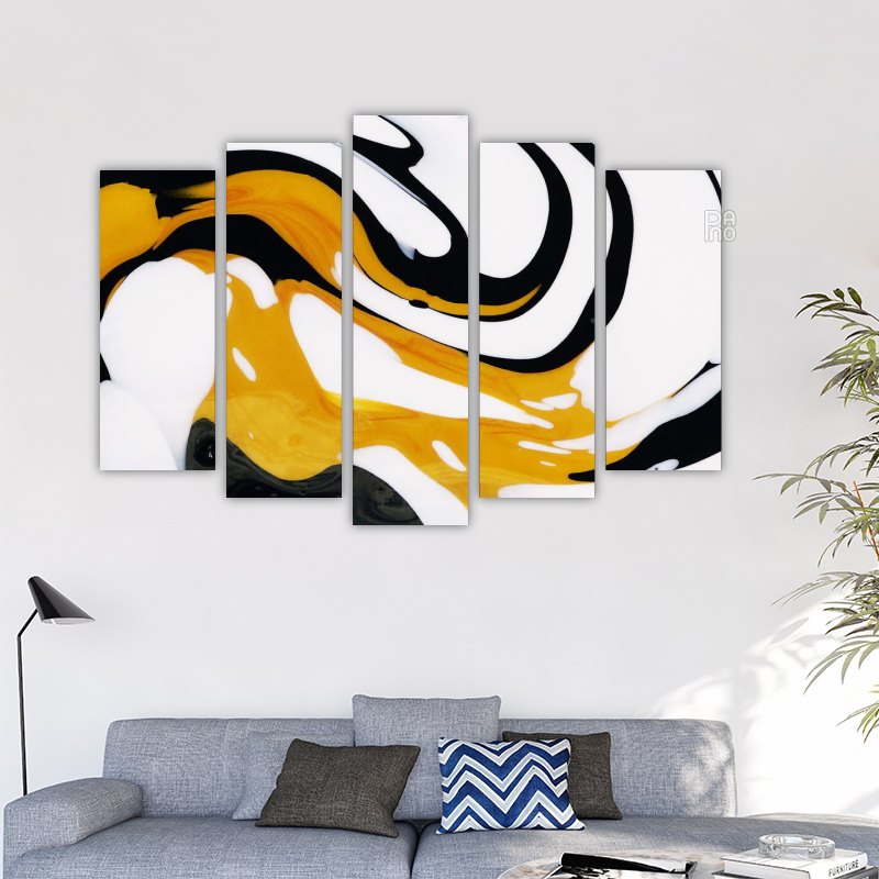 Abstract Mixed Acrylic Paint