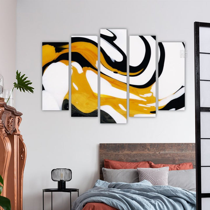 Abstract Mixed Acrylic Paint