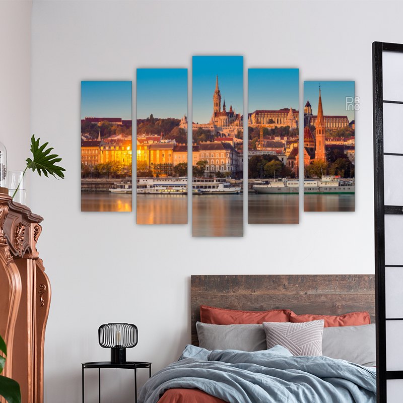 Golden hour in Budapest