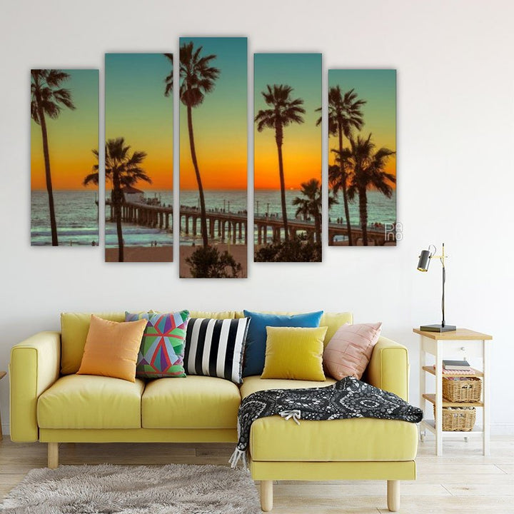 Palm Trees at Manhattan Beach