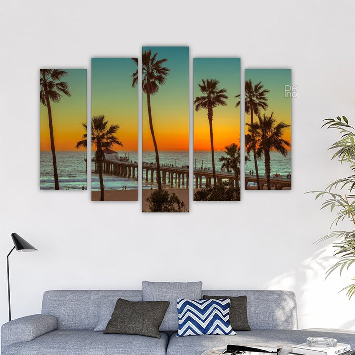 Palm Trees at Manhattan Beach