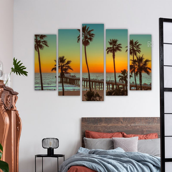 Palm Trees at Manhattan Beach