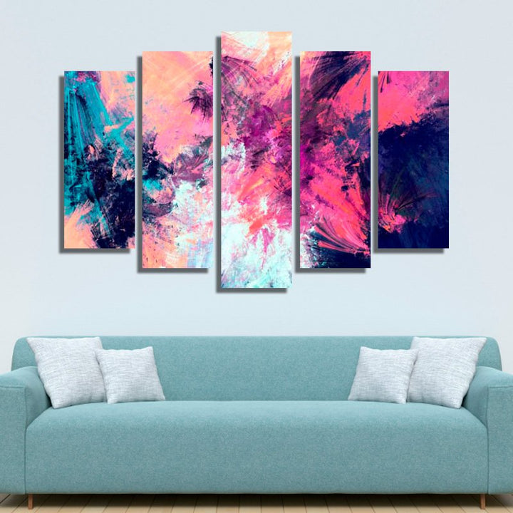 Summer Abstraction in Warm Colors