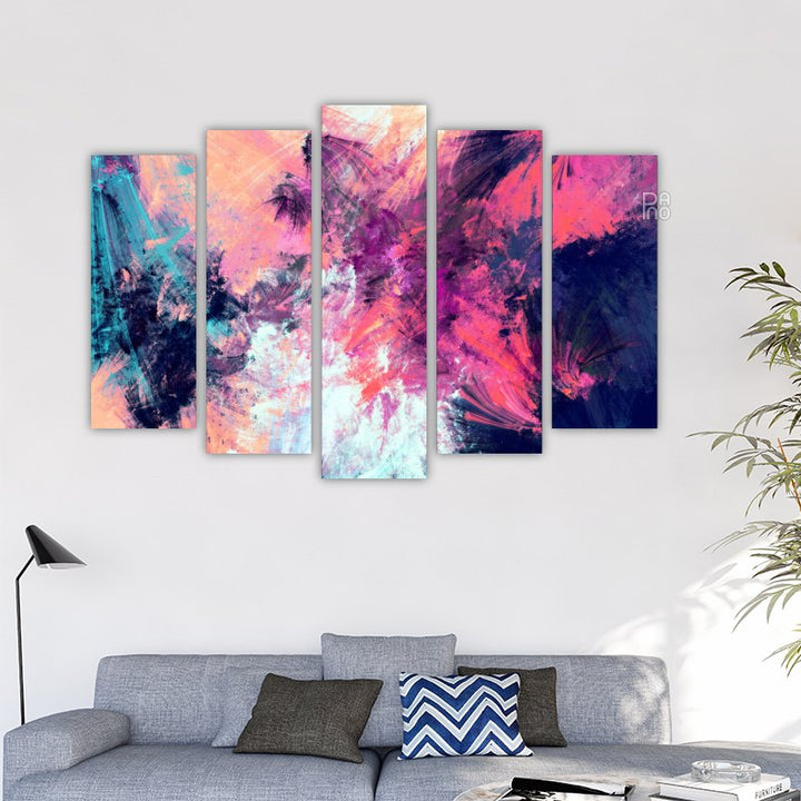 Summer Abstraction in Warm Colors