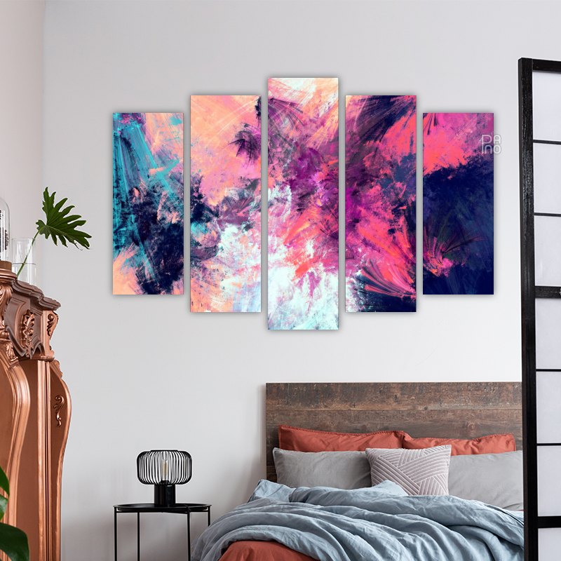 Summer Abstraction in Warm Colors