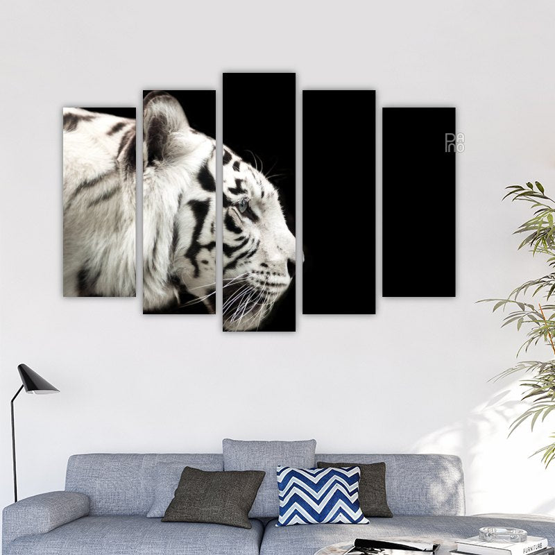 White tiger profile