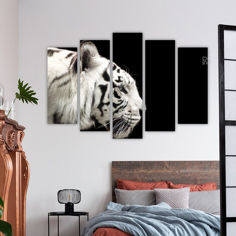 White tiger profile