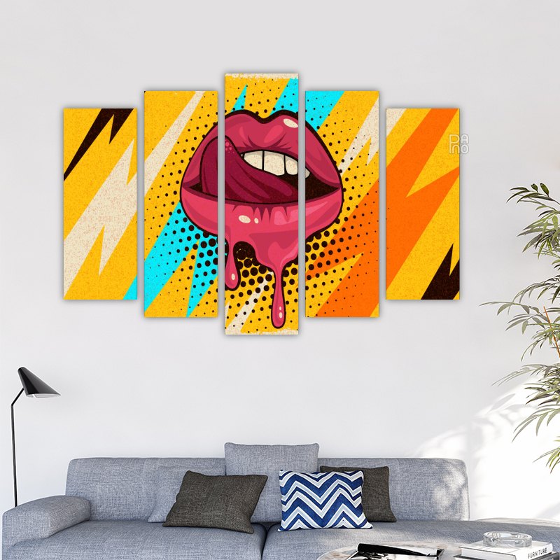 Εικονογράφηση μόδας pop art