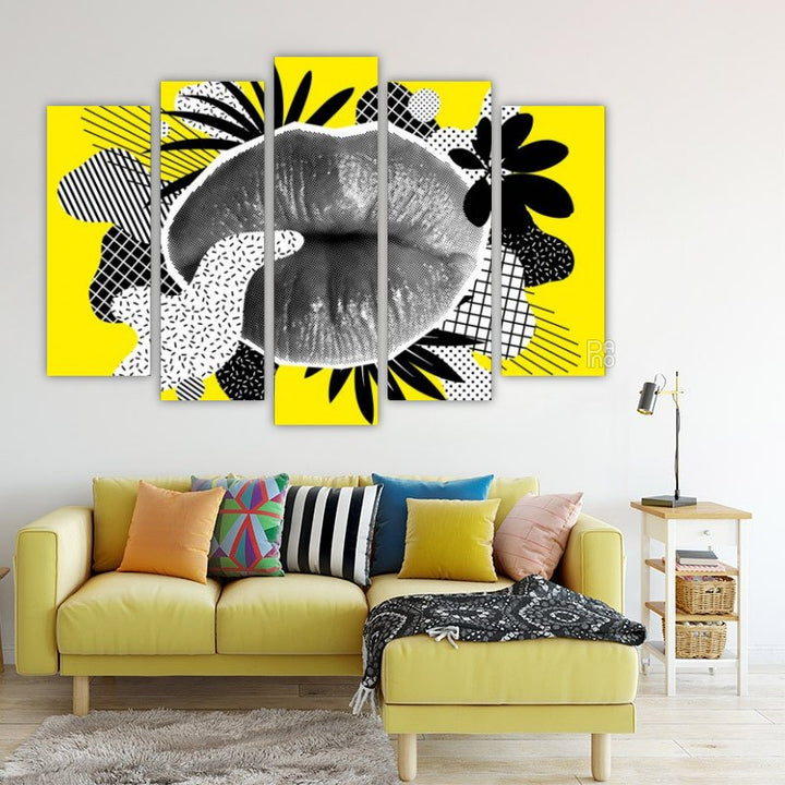 Lippen-Collage