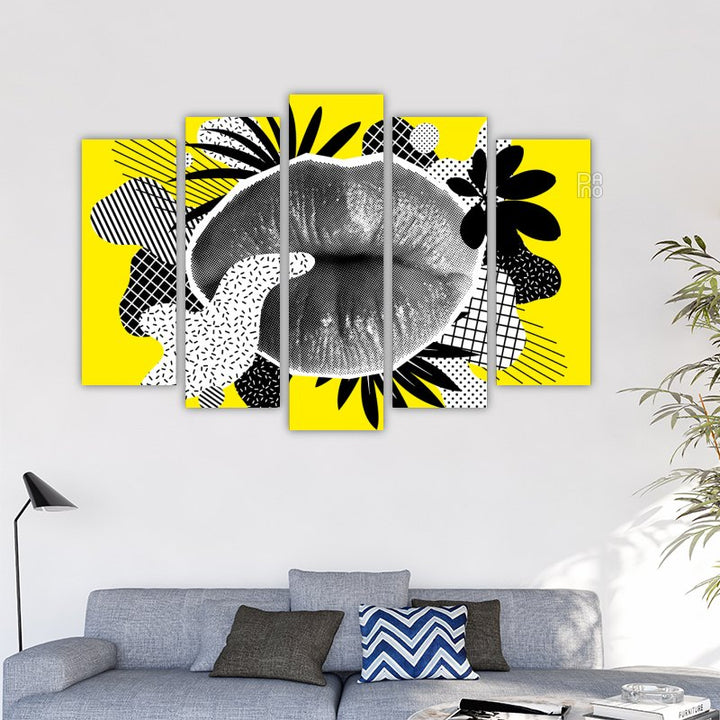 Lippen-Collage