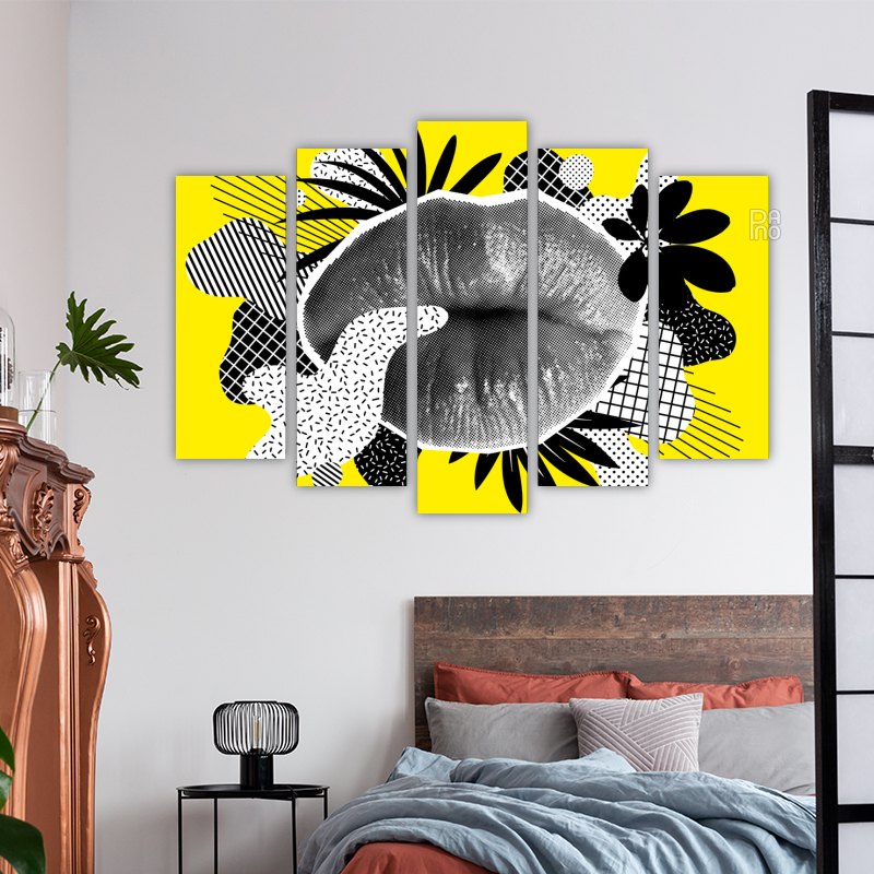 Lippen-Collage