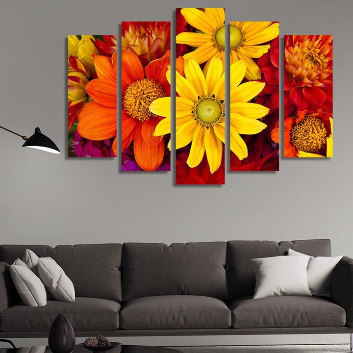 Bouquet of autumn flowers