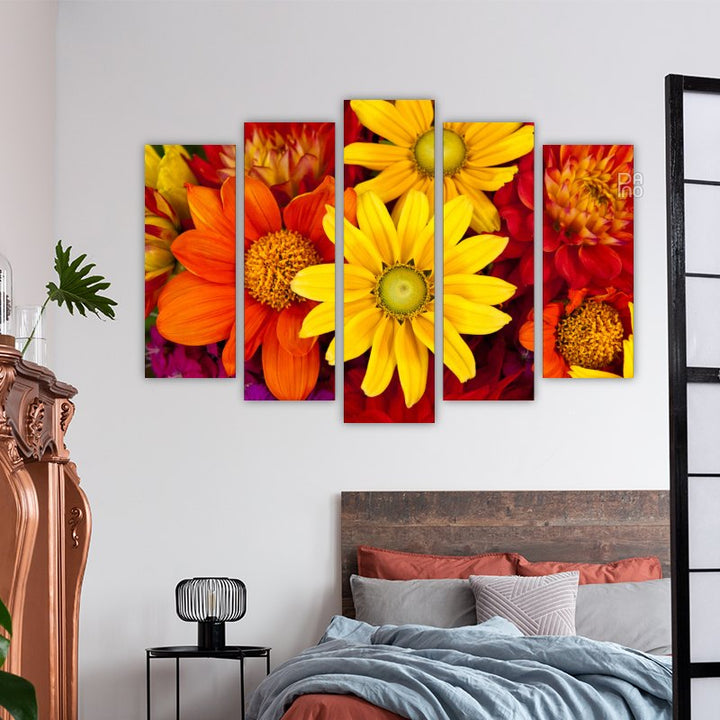 Bouquet of autumn flowers