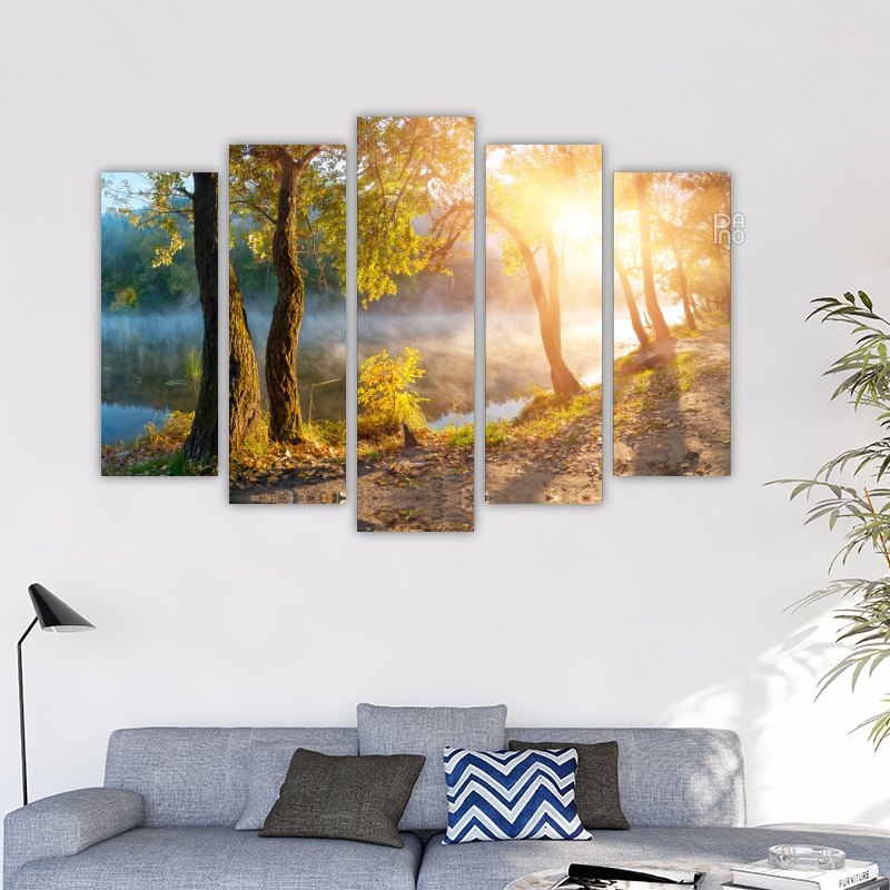Waldsonnenaufgang