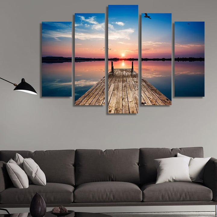 Pier in the Sea