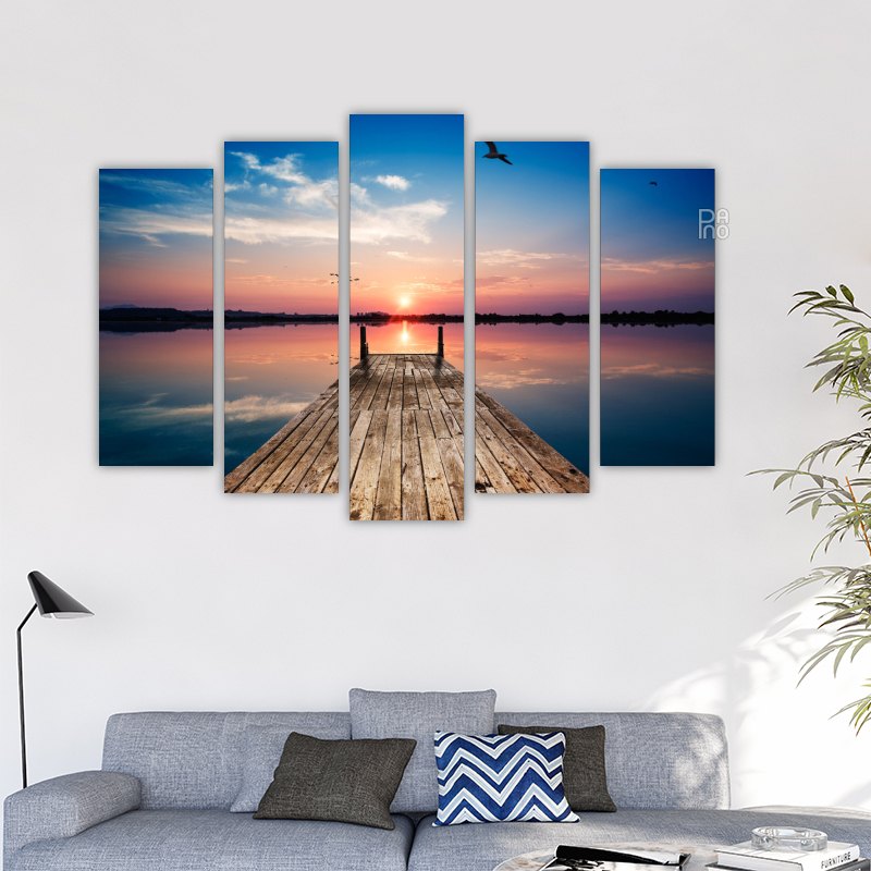Pier in the Sea