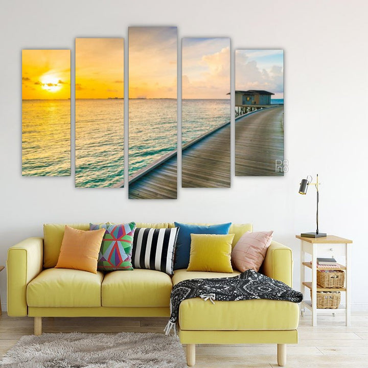 Pier at sunset