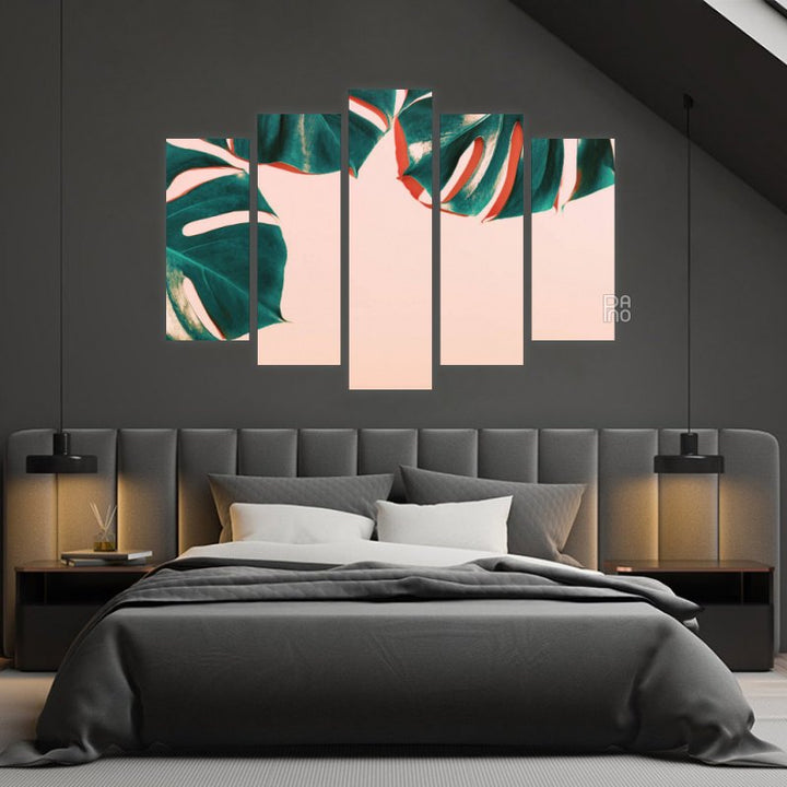 Tropical neon background