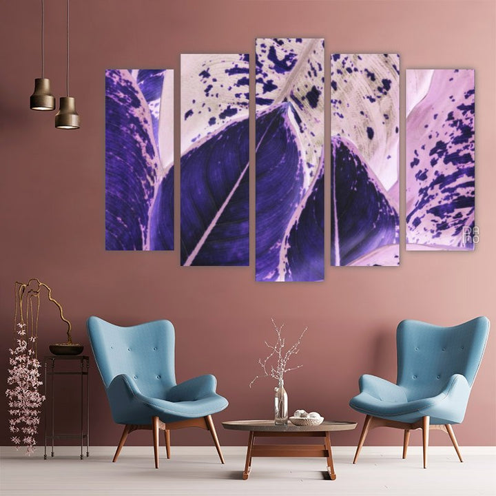 Abstract tropical leaves