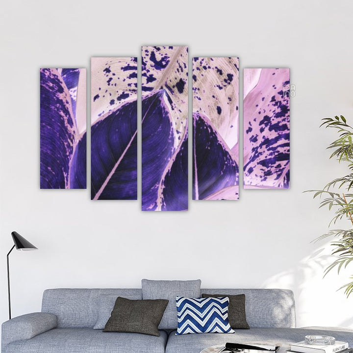 Abstract tropical leaves