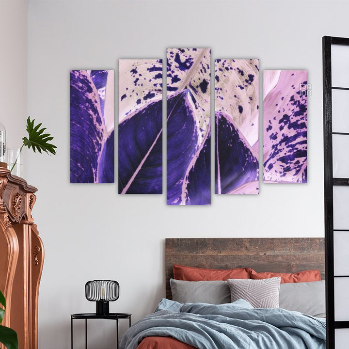Abstract tropical leaves