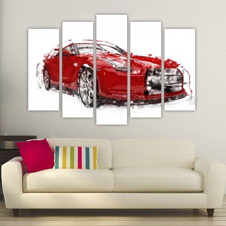 Sports car illustration
