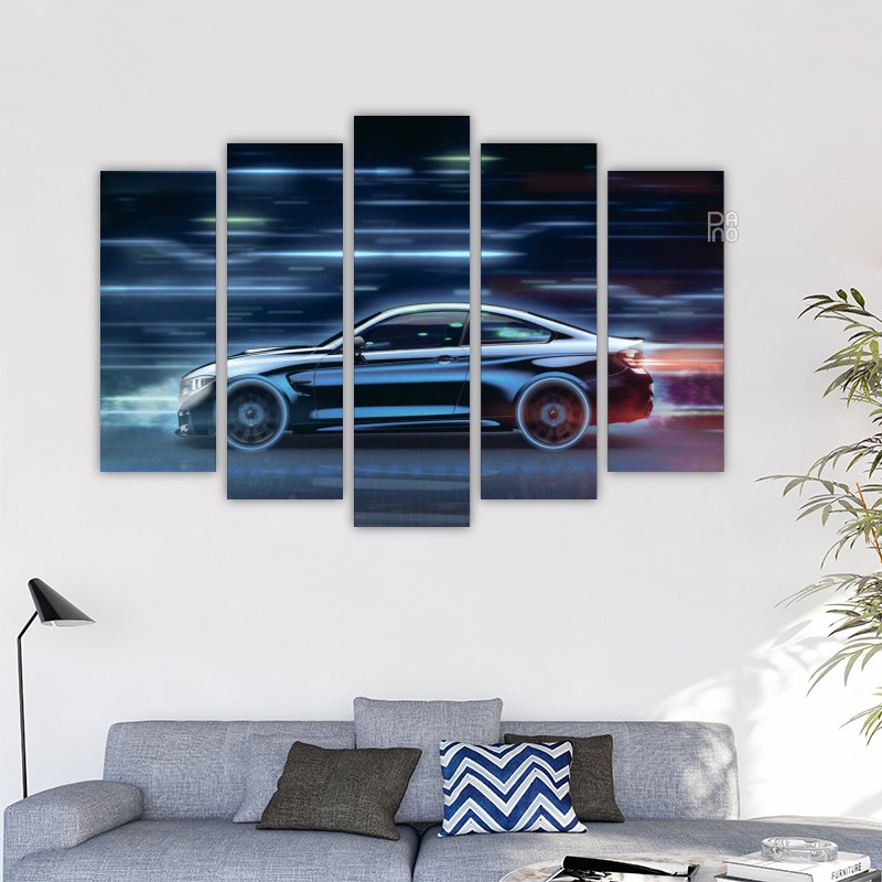 Fast luxury car