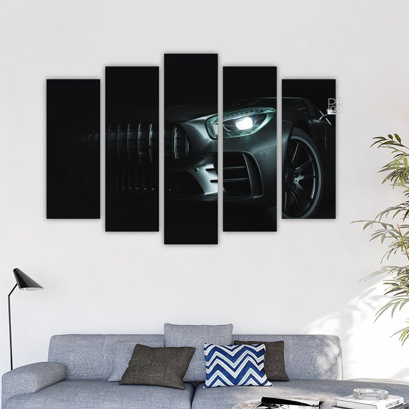 Schwarzes Luxusauto