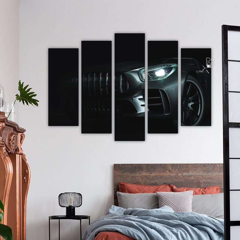 Schwarzes Luxusauto