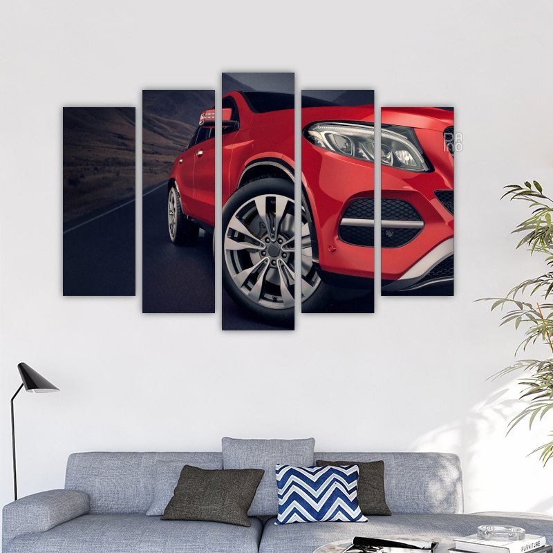 Roter Sportwagen