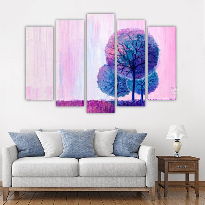 Round abstract trees