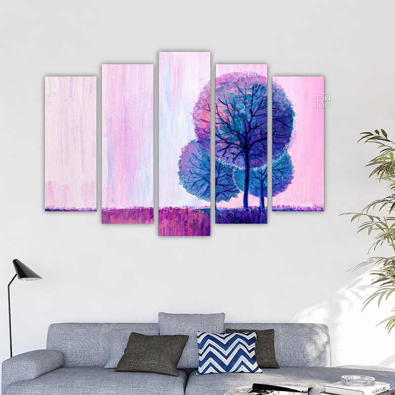 Round abstract trees